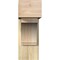 Ekena Millwork Imperial Block Rough Sawn Bracket w/ Offset Brace, Douglas Fir, 8"W x 22"D x 22"H BKT0806X22X22IMP05RDF - alternate 2